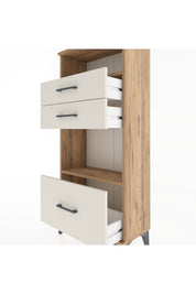 Hyperion Dolap 2 Raflı 3 Çekmeceli 60x44x134 - S50M006V7B