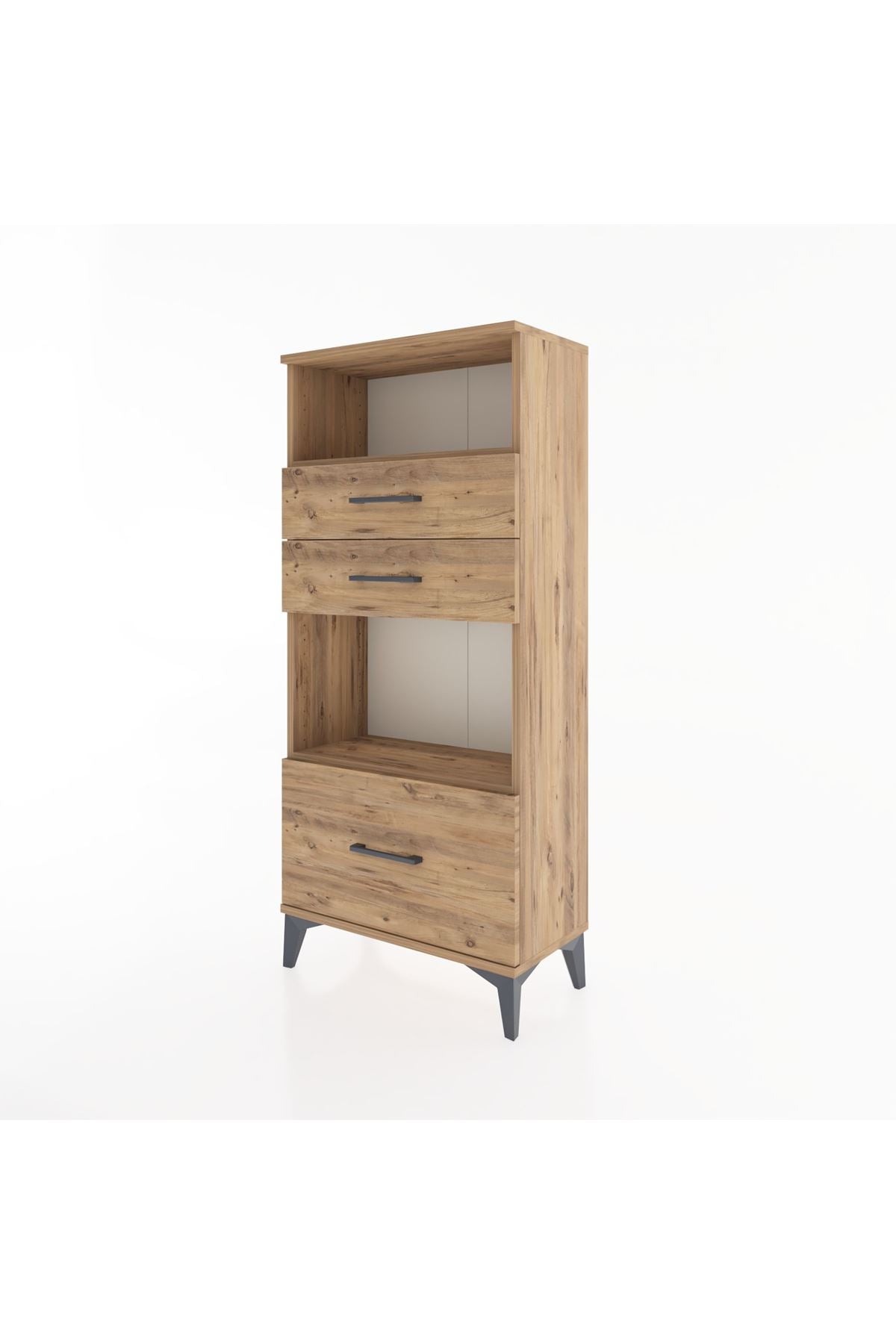 Hyperion Dolap 2 Raflı 3 Çekmeceli 60x44x134 - S50M006V9B