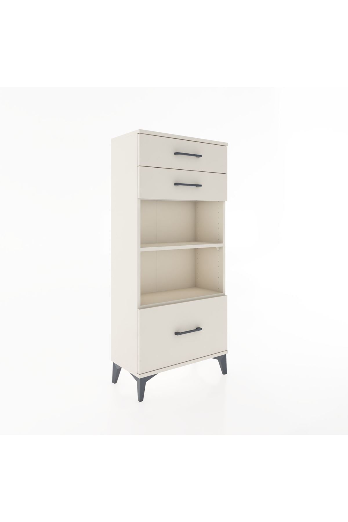 Hyperion Dolap 2 Raflı 3 Çekmeceli 60x44x134 - S50M007V1B
