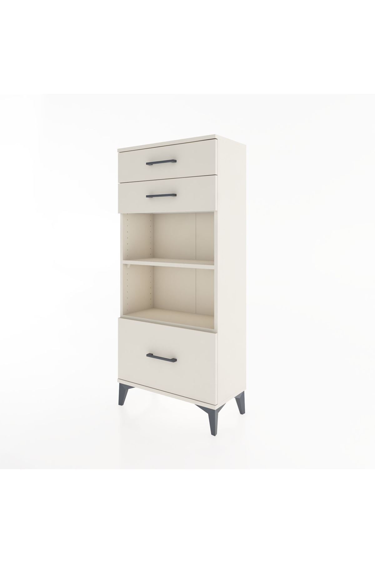 Hyperion Dolap 2 Raflı 3 Çekmeceli 60x44x134 - S50M007V1B
