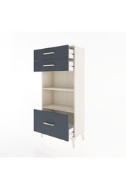 Hyperion Dolap 2 Raflı 3 Çekmeceli 60x44x134 - S50M007V2B