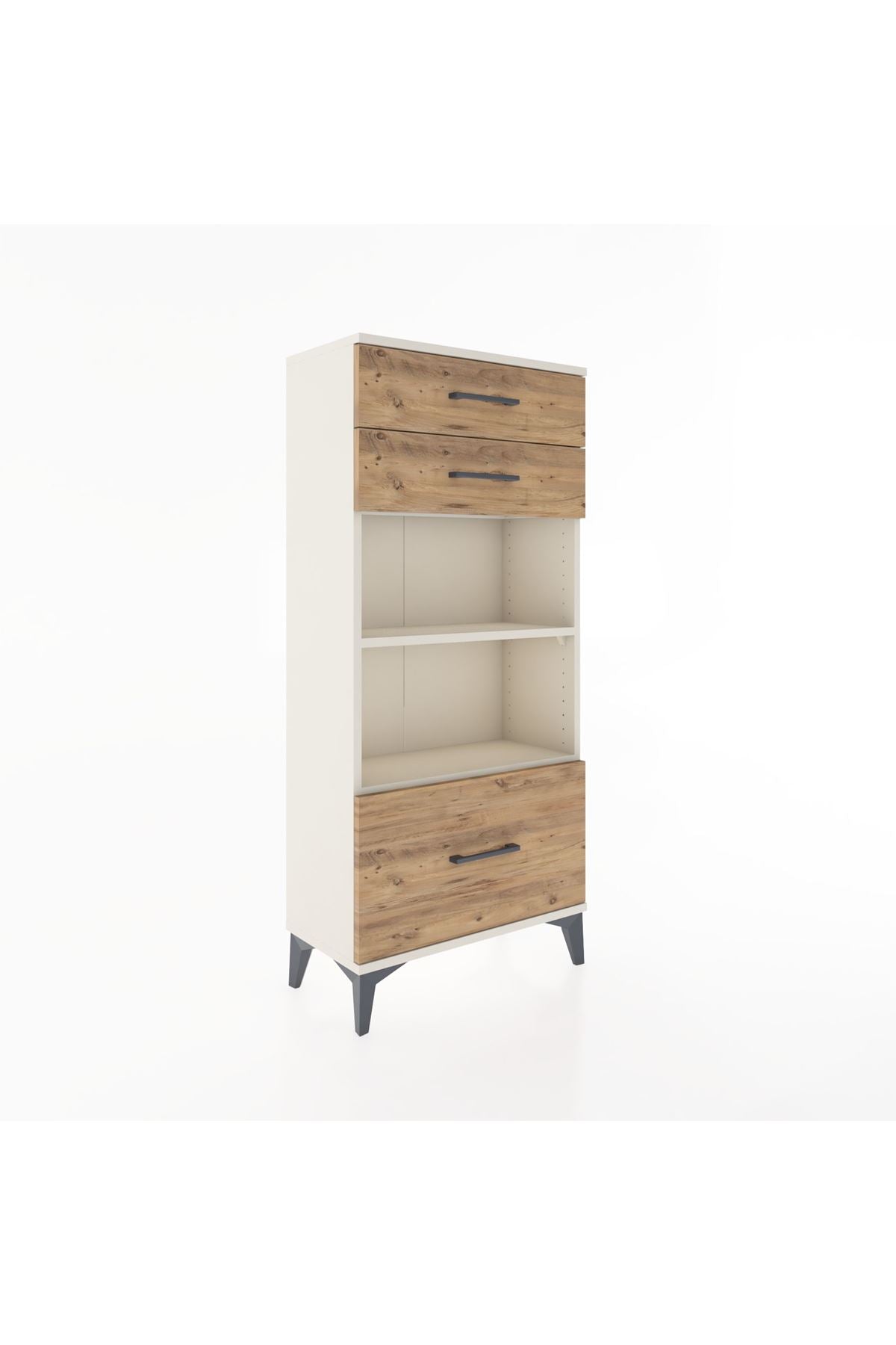 Hyperion Dolap 2 Raflı 3 Çekmeceli 60x44x134 - S50M007V3B