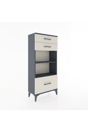 Hyperion Dolap 2 Raflı 3 Çekmeceli 60x44x134 - S50M007V4B