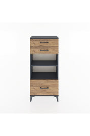 Hyperion Dolap 2 Raflı 3 Çekmeceli 60x44x134 - S50M007V6B
