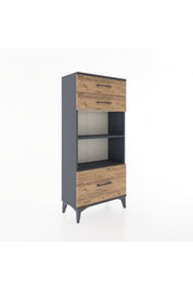 Hyperion Dolap 2 Raflı 3 Çekmeceli 60x44x134 - S50M007V6B