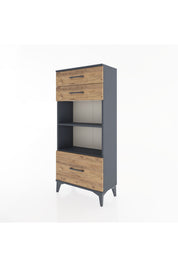 Hyperion Dolap 2 Raflı 3 Çekmeceli 60x44x134 - S50M007V6B
