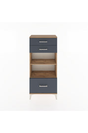 Hyperion Dolap 2 Raflı 3 Çekmeceli 60x44x134 - S50M007V8B