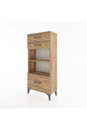 Hyperion Dolap 2 Raflı 3 Çekmeceli 60x44x134 - S50M007V9B