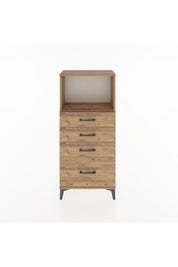 Hyperion Dolap Tek Raflı 4 Çekmeceli 60x44x134 - S50M008V9B