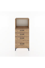 Hyperion Dolap Tek Raflı 4 Çekmeceli 60x44x134