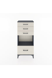 Hyperion Dolap Tek Raflı 4 Çekmeceli 60x44x134 - S50M009V4B