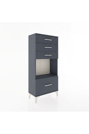 Hyperion Dolap Tek Raflı 4 Çekmeceli 60x44x134 - S50M009V5B