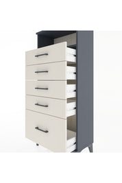 Hyperion Dolap Tek Raflı 5 Çekmeceli 60x44x134 - S50M010V4B
