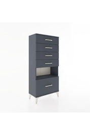 Hyperion Dolap Tek Raflı 5 Çekmeceli 60x44x134 - S50M011V5B