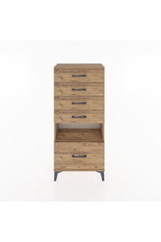 Hyperion Dolap Tek Raflı 5 Çekmeceli 60x44x134 - S50M011V9B