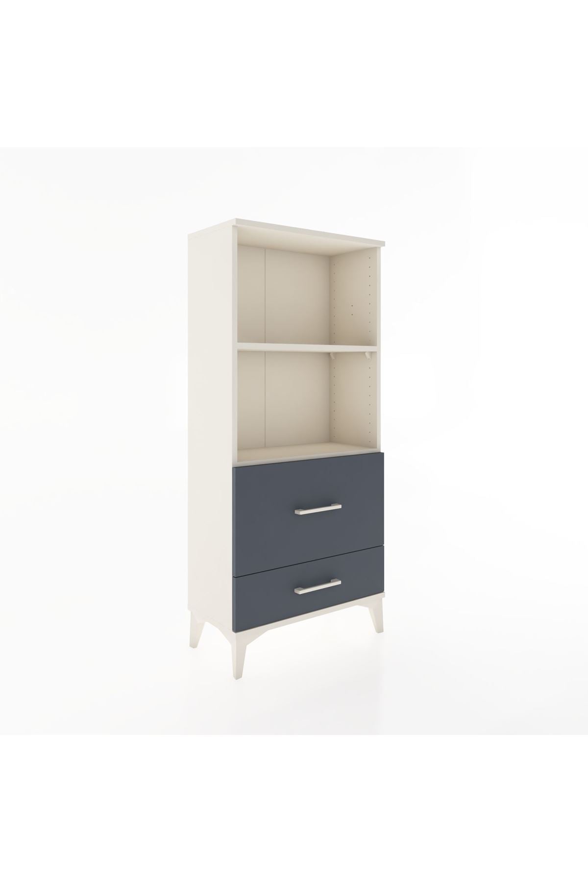 Hyperion Dolap 2 Raflı 2 Çekmeceli 60x44x134 - S50M012V2B