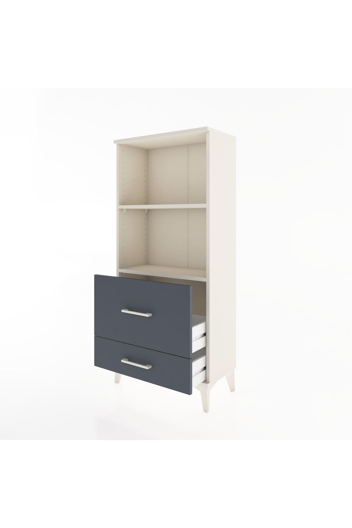 Hyperion Dolap 2 Raflı 2 Çekmeceli 60x44x134 - S50M012V2B