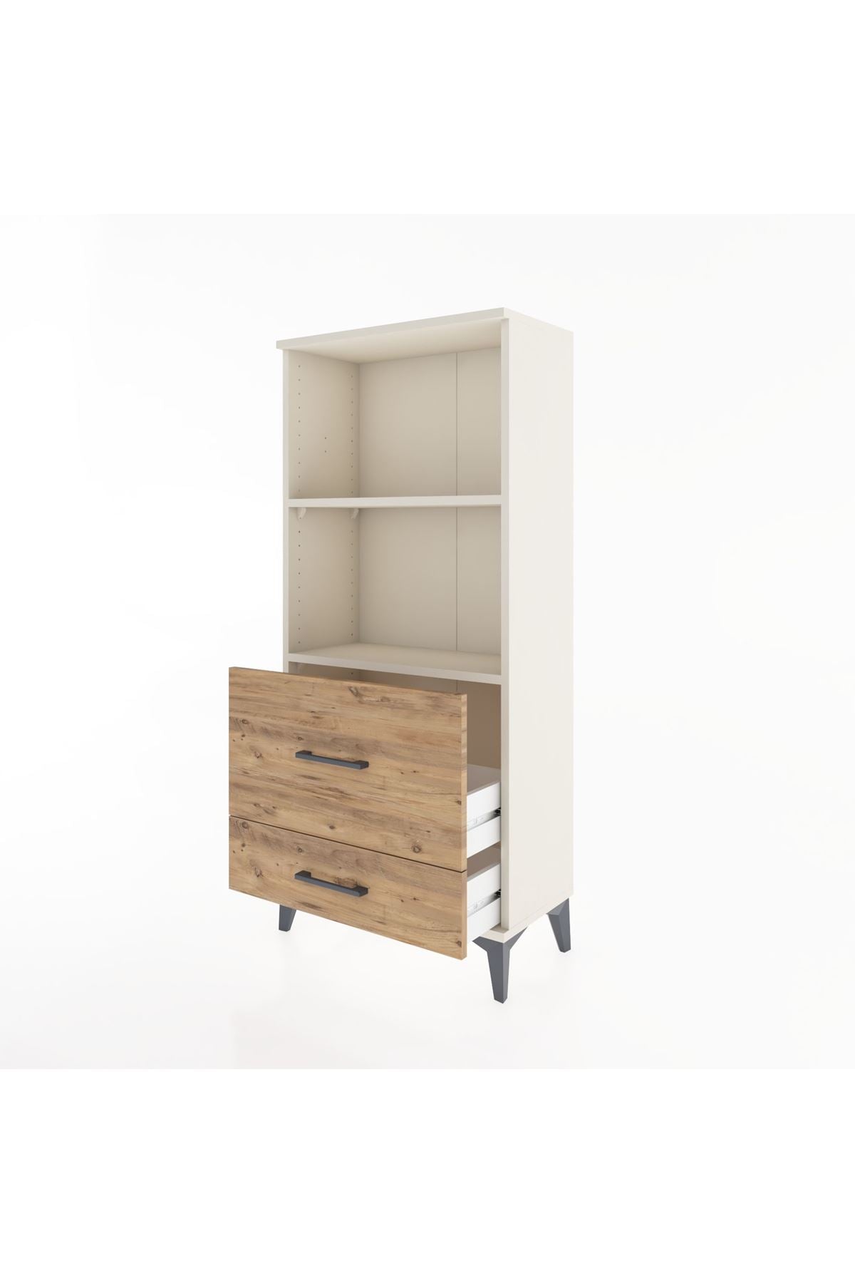 Hyperion Dolap 2 Raflı 2 Çekmeceli 60x44x134 - S50M012V3B