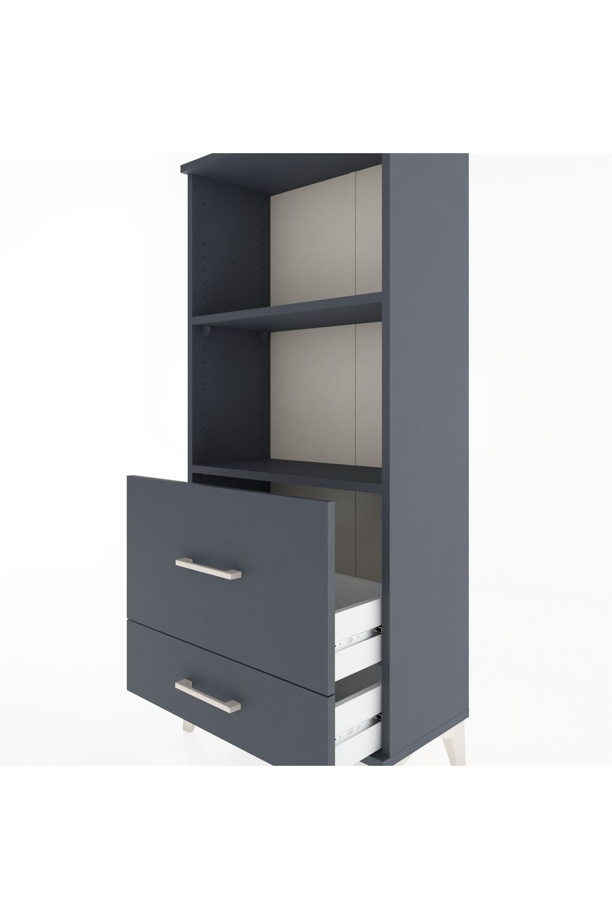 Hyperion Dolap 2 Raflı 2 Çekmeceli 60x44x134 - S50M012V5B