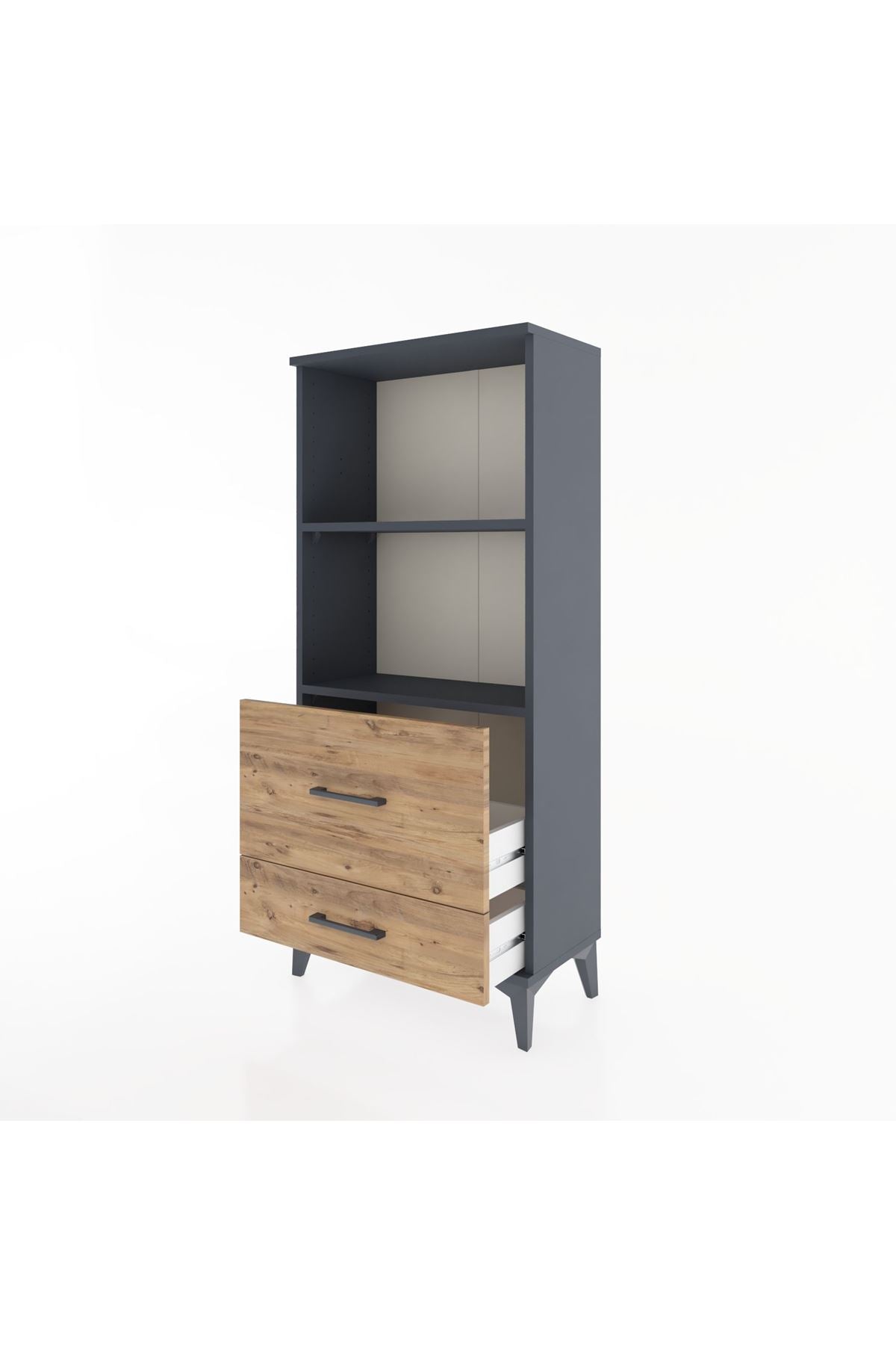 Hyperion Dolap 2 Raflı 2 Çekmeceli 60x44x134 - S50M012V6B