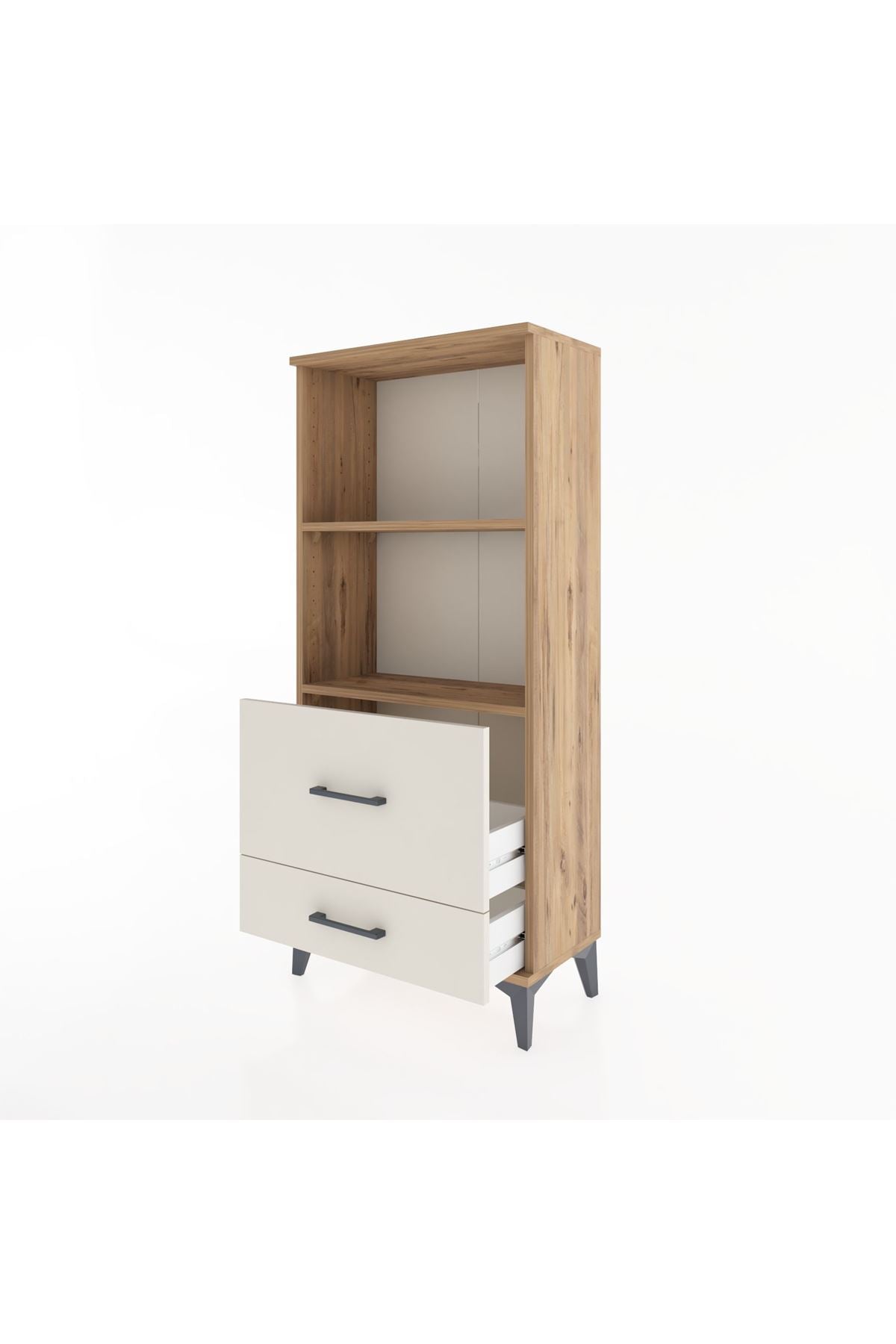 Hyperion Dolap 2 Raflı 2 Çekmeceli 60x44x134 - S50M012V7B