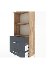 Hyperion Dolap 2 Raflı 2 Çekmeceli 60x44x134 - S50M012V8B