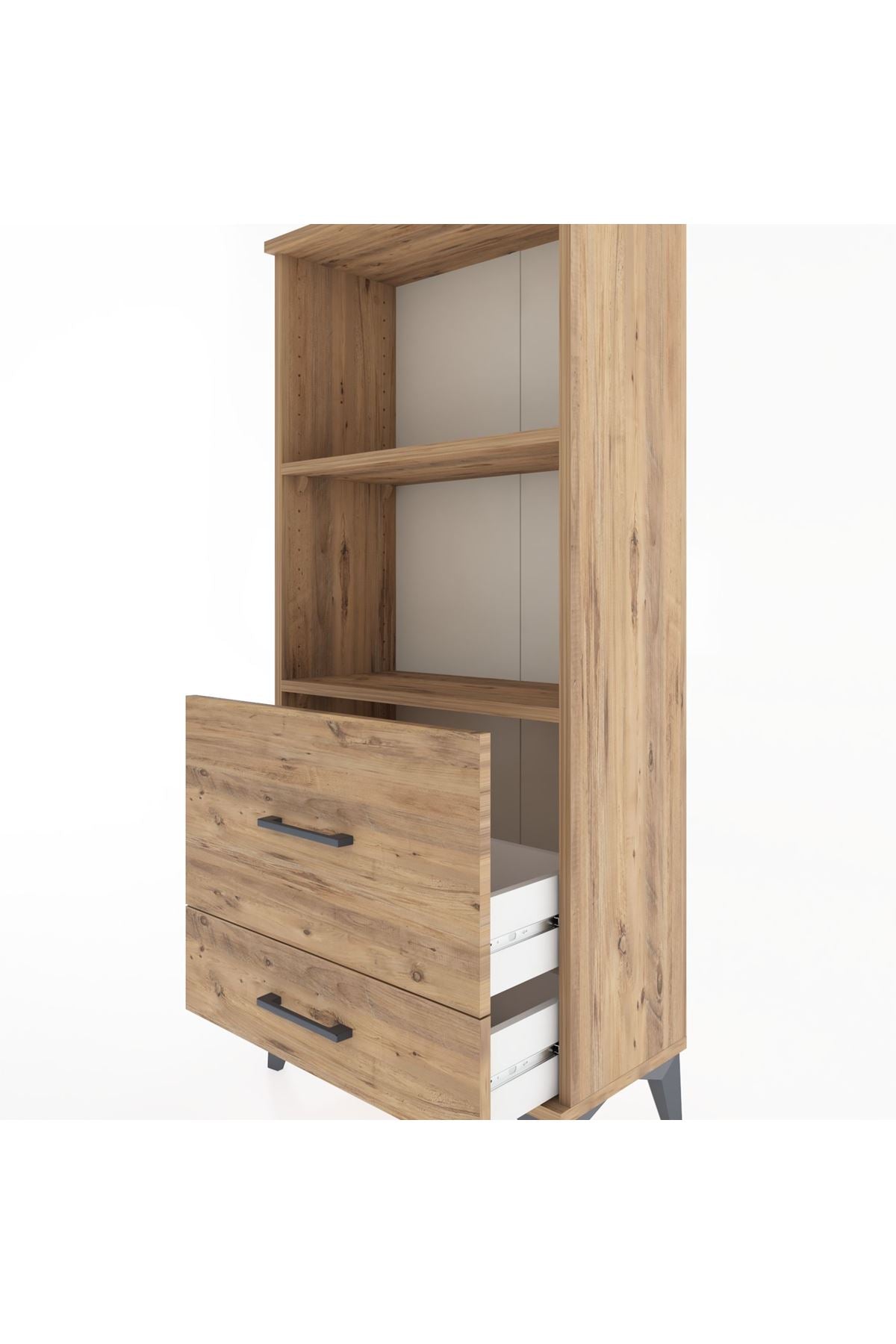Hyperion Dolap 2 Raflı 2 Çekmeceli 60x44x134 - S50M012V9B