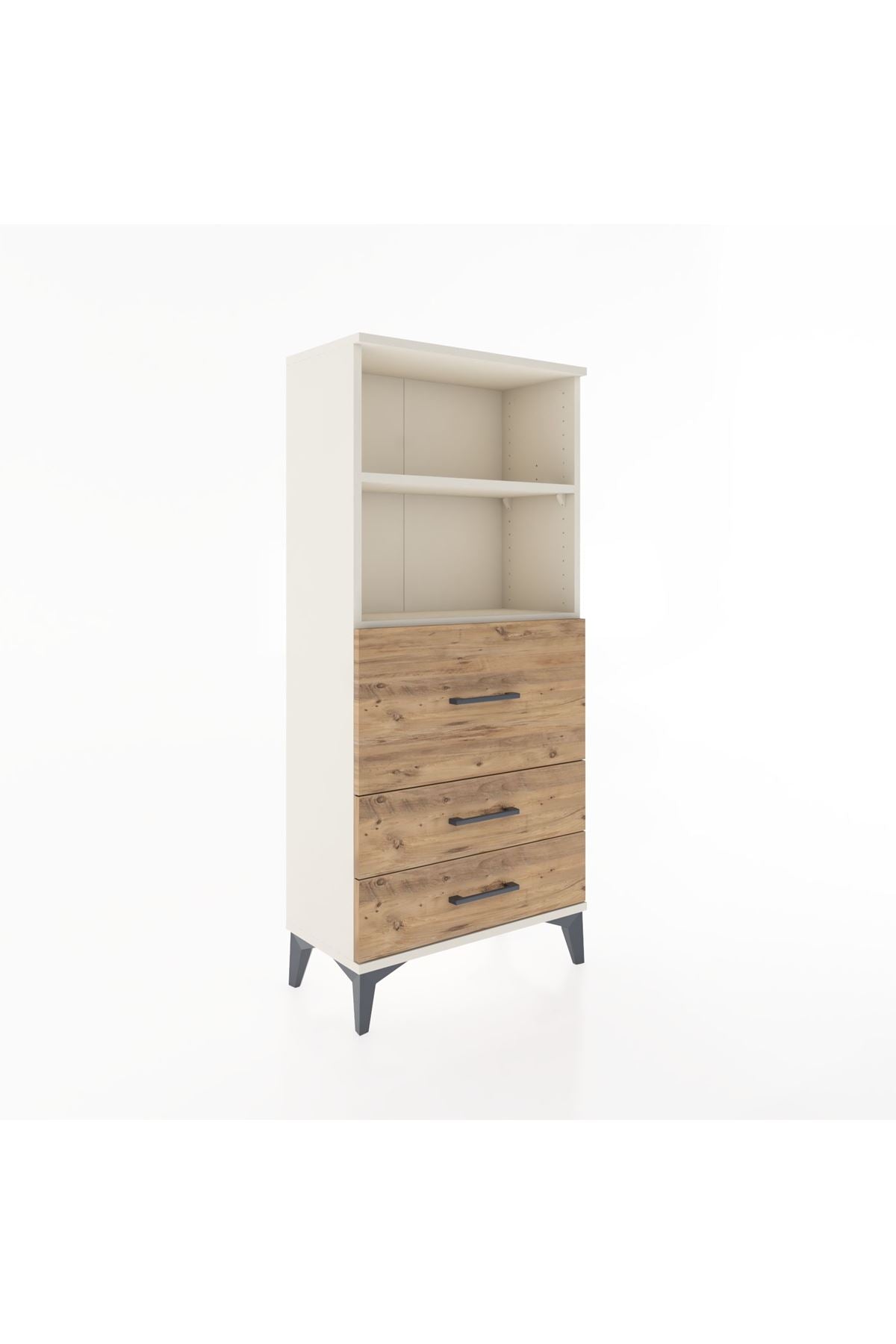 Hyperion Dolap 2 Raflı 3 Çekmeceli 60x44x134 - S50M013V3B
