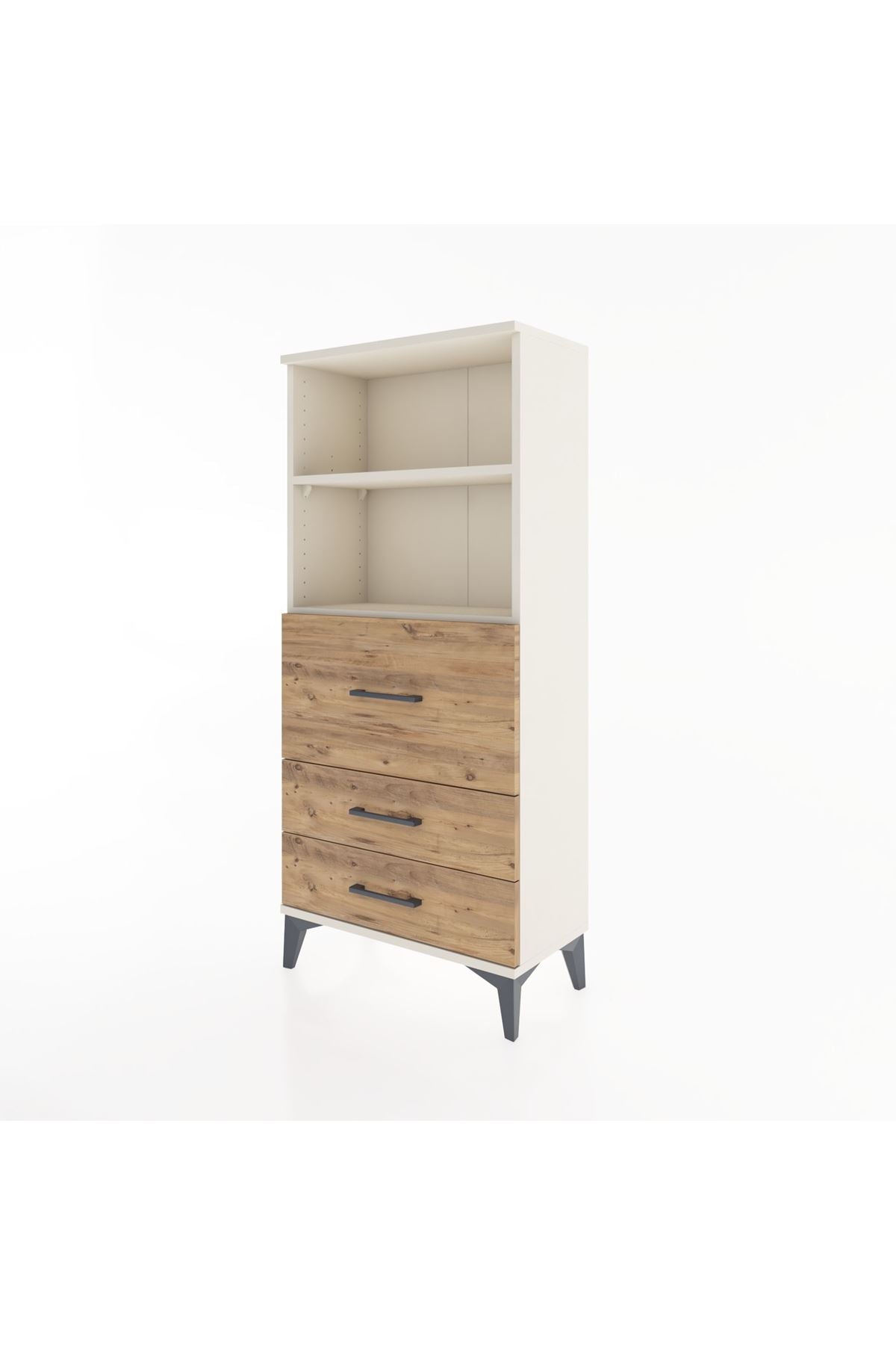 Hyperion Dolap 2 Raflı 3 Çekmeceli 60x44x134 - S50M013V3B