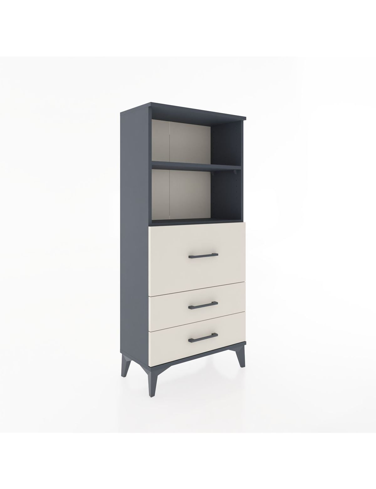 Hyperion Dolap 2 Raflı 3 Çekmeceli 60x44x134 - S50M013V4B