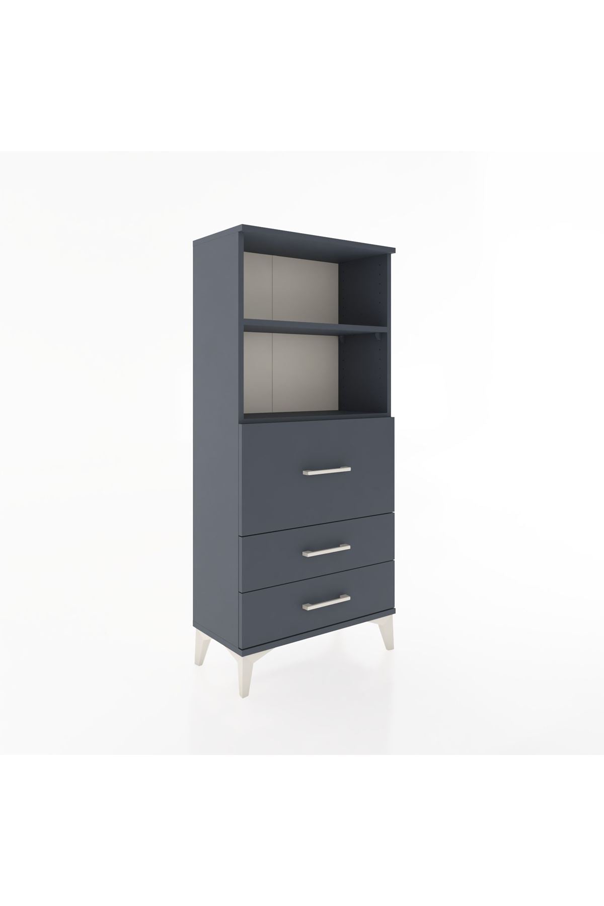 Hyperion Dolap 2 Raflı 3 Çekmeceli 60x44x134 - S50M013V5B