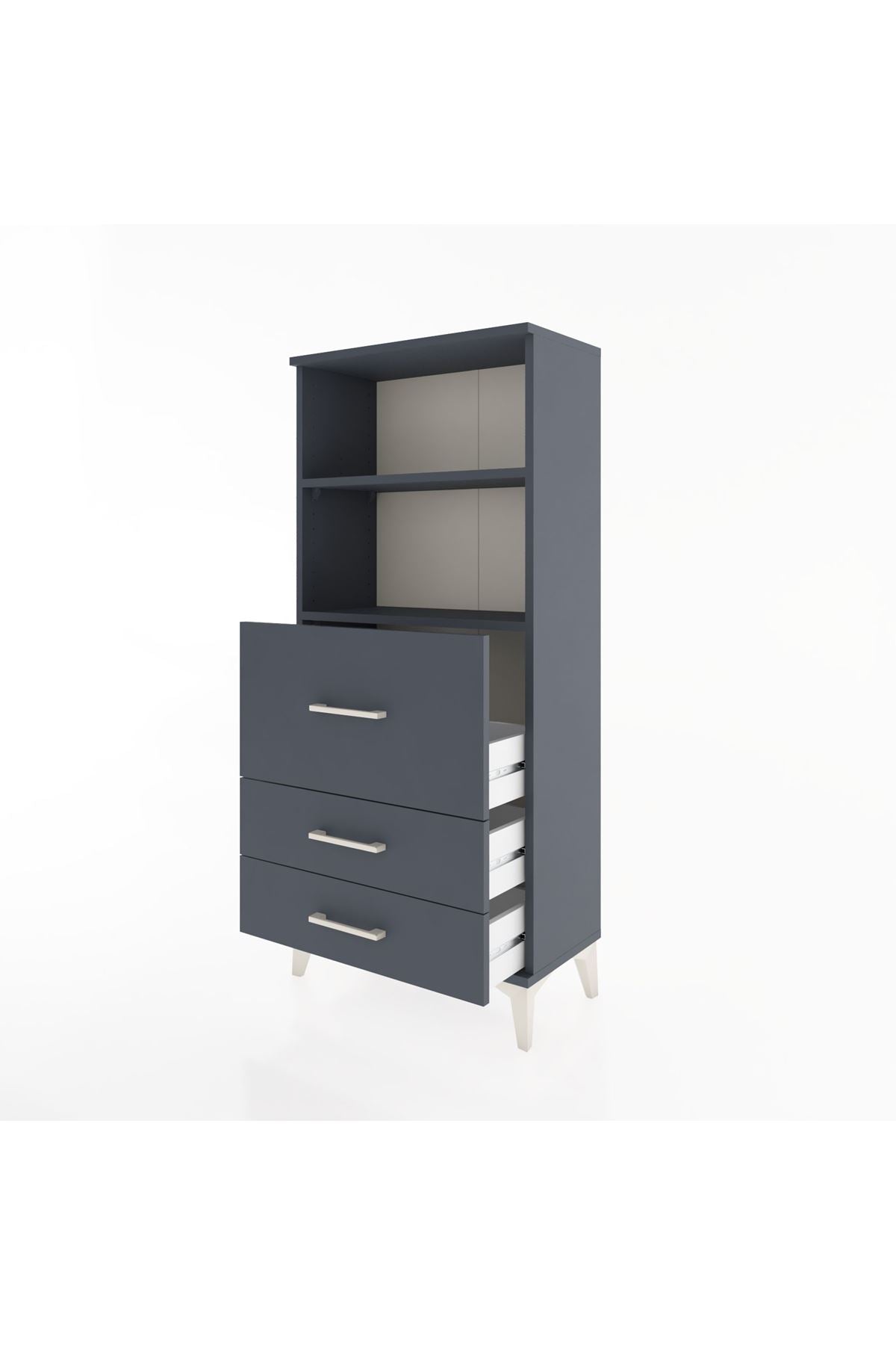 Hyperion Dolap 2 Raflı 3 Çekmeceli 60x44x134 - S50M013V5B