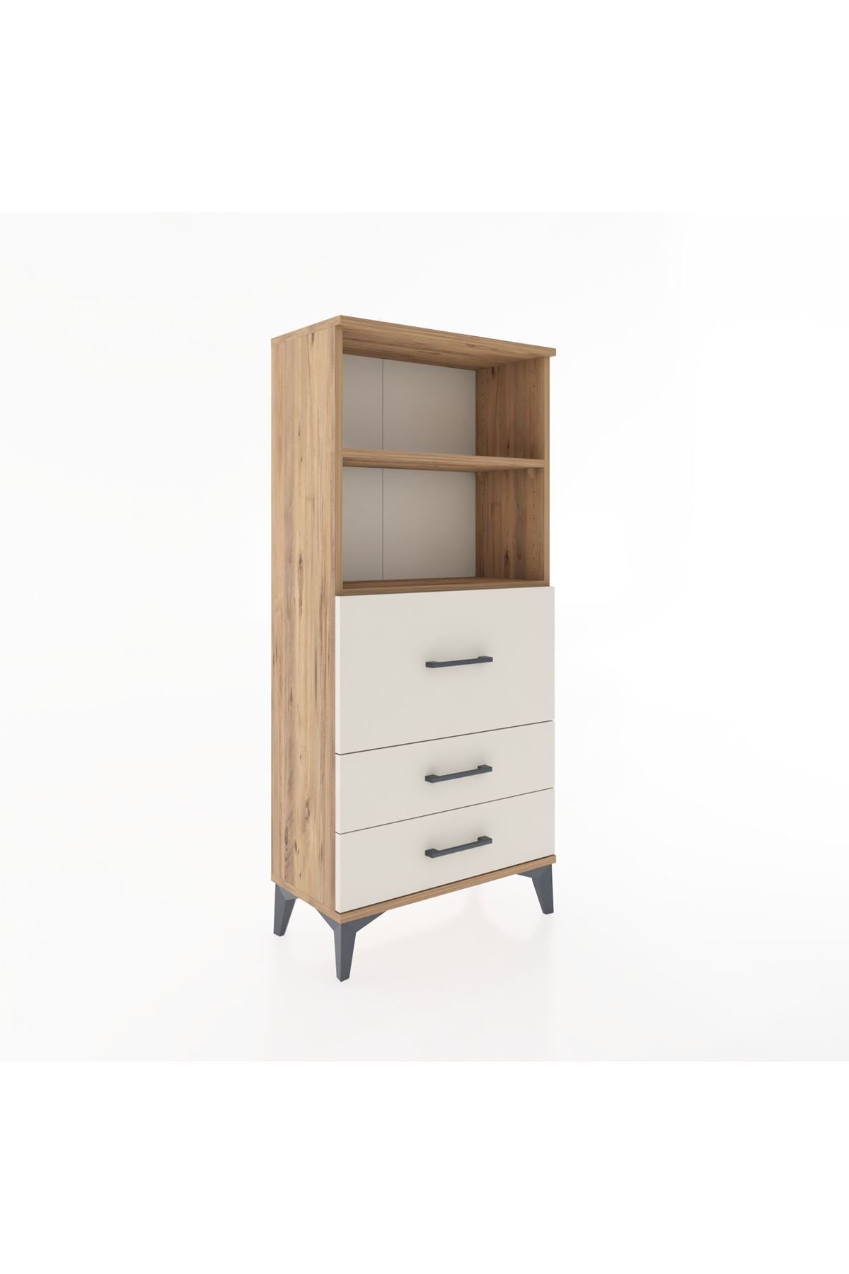 Hyperion Dolap 2 Raflı 3 Çekmeceli 60x44x134 - S50M013V7B