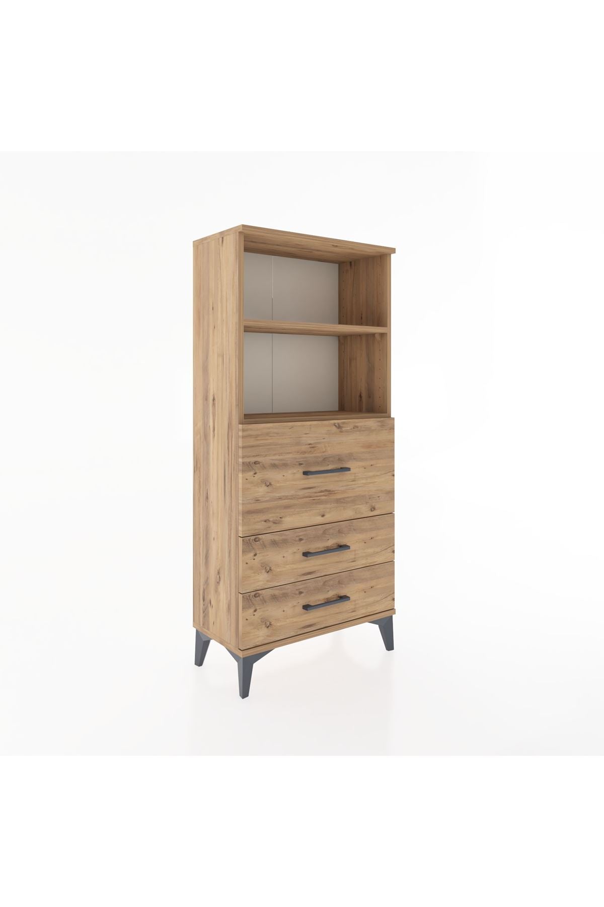 Hyperion Dolap 2 Raflı 3 Çekmeceli 60x44x134 - S50M013V9B
