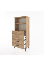 Hyperion Dolap 2 Raflı 3 Çekmeceli 60x44x134 - S50M013V9B