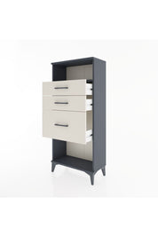 Hyperion Dolap Tek Raflı 3 Çekmeceli 60x44x134 - S50M014V4B