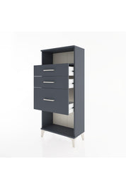 Hyperion Dolap Tek Raflı 3 Çekmeceli 60x44x134 - S50M014V5B