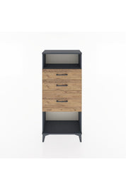 Hyperion Dolap Tek Raflı 3 Çekmeceli 60x44x134 - S50M014V6B