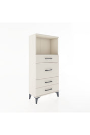 Hyperion Dolap Tek Raflı 4 Çekmeceli 60x44x134 - S50M016V1B