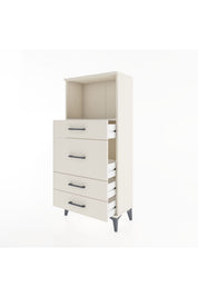 Hyperion Dolap Tek Raflı 4 Çekmeceli 60x44x134 - S50M016V1B