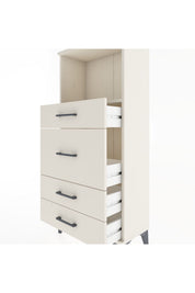 Hyperion Dolap Tek Raflı 4 Çekmeceli 60x44x134 - S50M016V1B