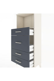 Hyperion Dolap Tek Raflı 4 Çekmeceli 60x44x134 - S50M016V2B