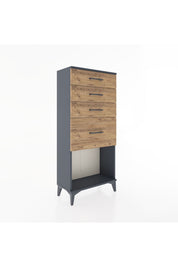 Hyperion Dolap 4 Çekmeceli 60x44x134 - S50M018V6B