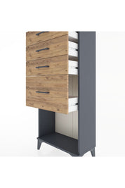 Hyperion Dolap 4 Çekmeceli 60x44x134 - S50M018V6B