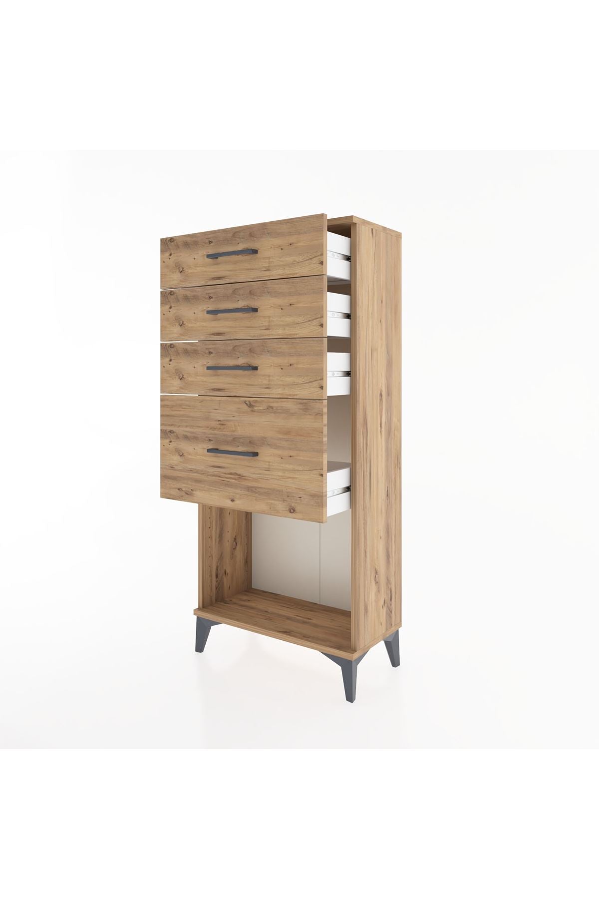 Hyperion Dolap 4 Çekmeceli 60x44x134 - S50M018V9B
