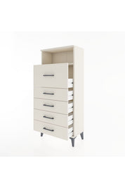Hyperion Dolap Tek Raflı 5 Çekmeceli 60x44x134 - S50M019V1B