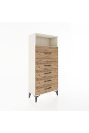 Hyperion Dolap Tek Raflı 5 Çekmeceli 60x44x134 - S50M019V3B