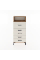Hyperion Dolap Tek Raflı 5 Çekmeceli 60x44x134