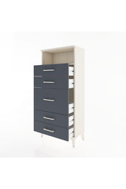 Hyperion Dolap Tek Raflı 5 Çekmeceli 60x44x134 - S50M020V2B