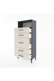 Hyperion Dolap Tek Raflı 5 Çekmeceli 60x44x134 - S50M020V4B